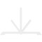 Ekena Millwork Vanguard Architectural Grade PVC Gable Bracket, 96"W x 64"H x 2"D x 4"F, 16/12 Pitch GBP096X64X0204VAN00 - alternate 5